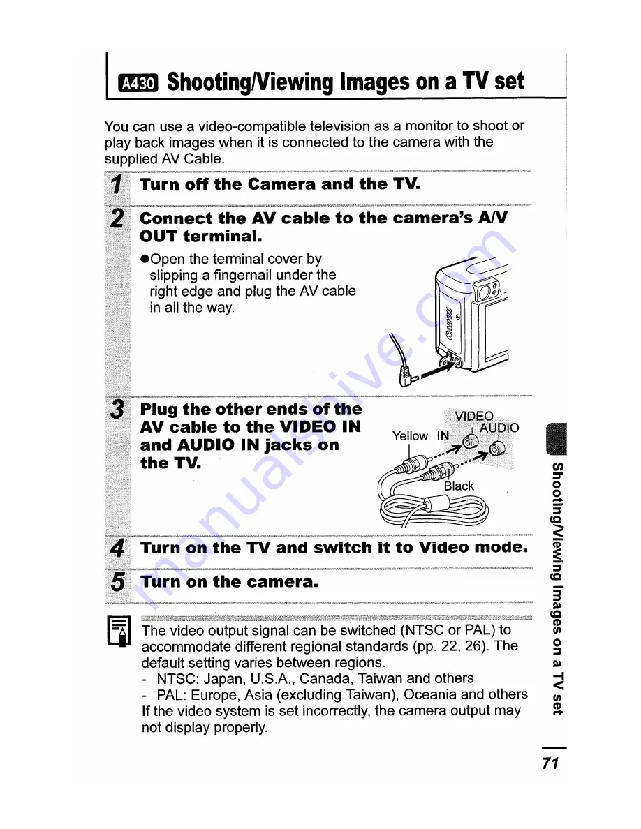 Canon PowerShot A420 User Manual Download Page 97