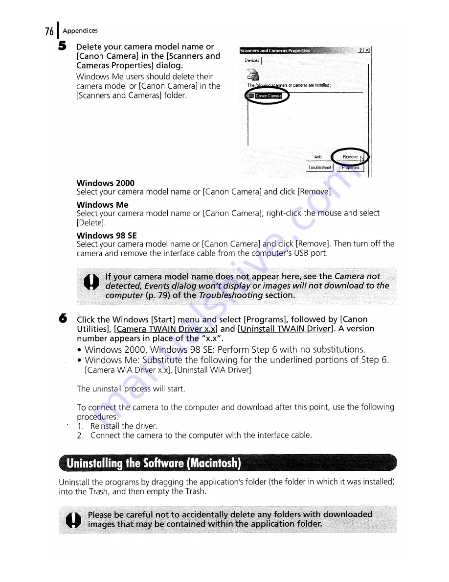 Canon PowerShot A420 User Manual Download Page 220