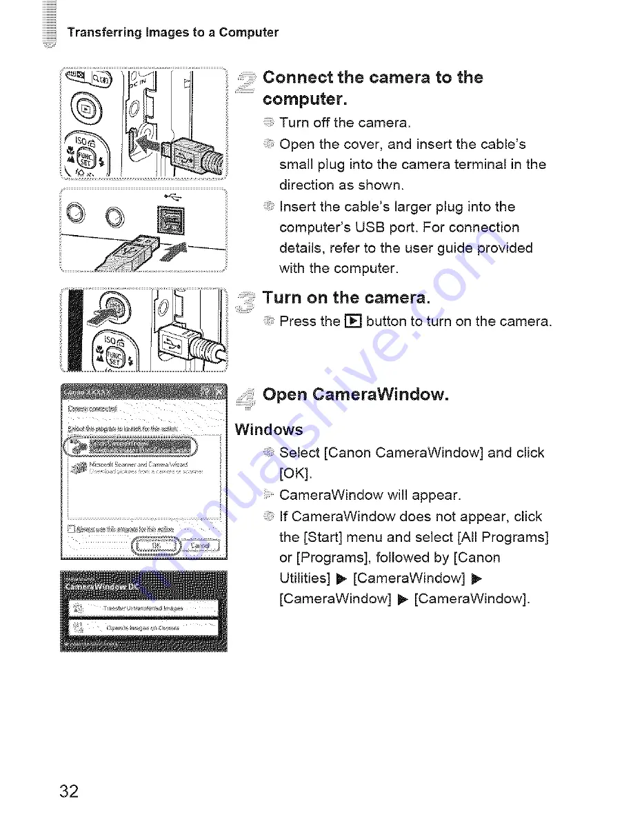 Canon PowerShot A480 User Manual Download Page 32