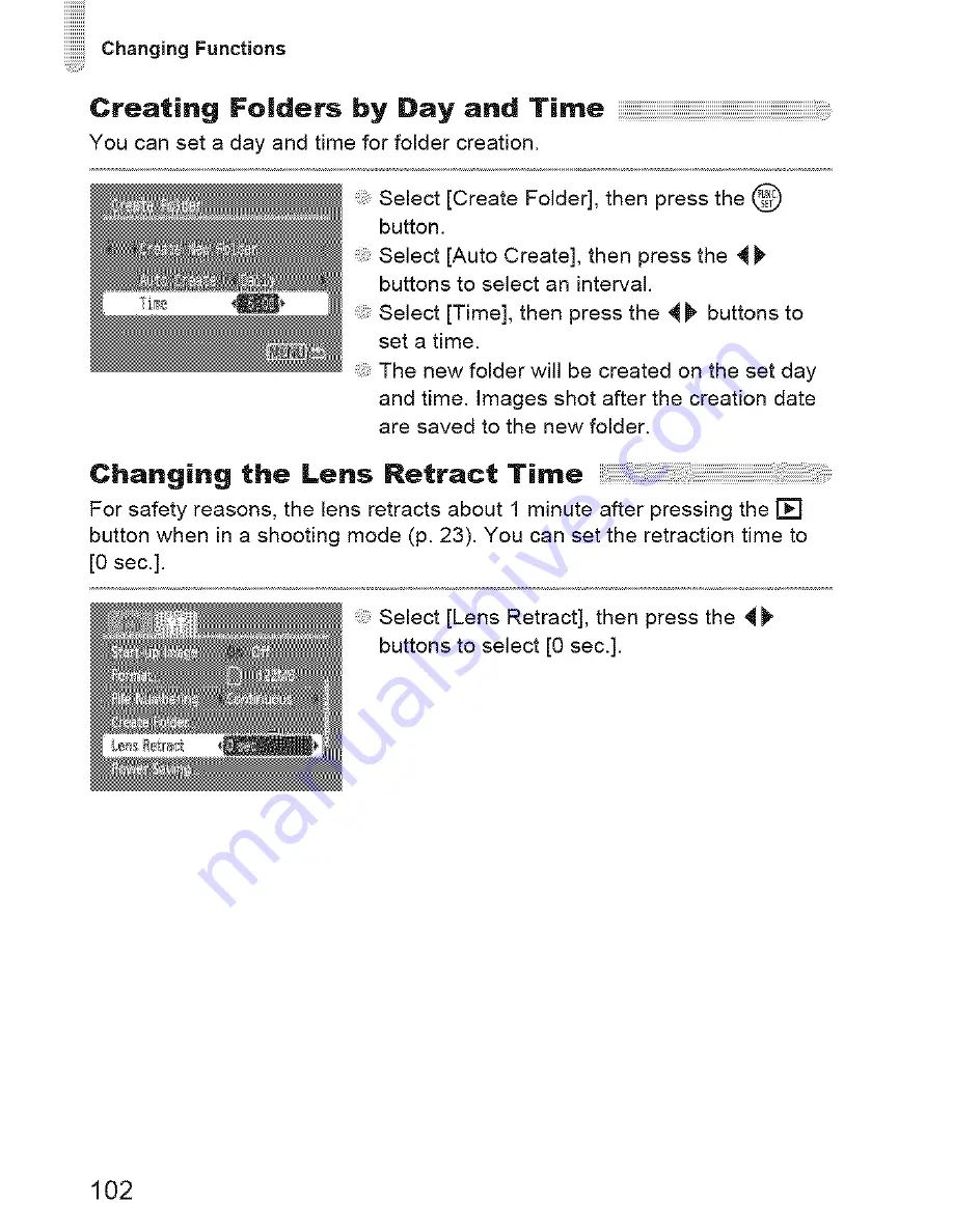 Canon PowerShot A480 User Manual Download Page 102