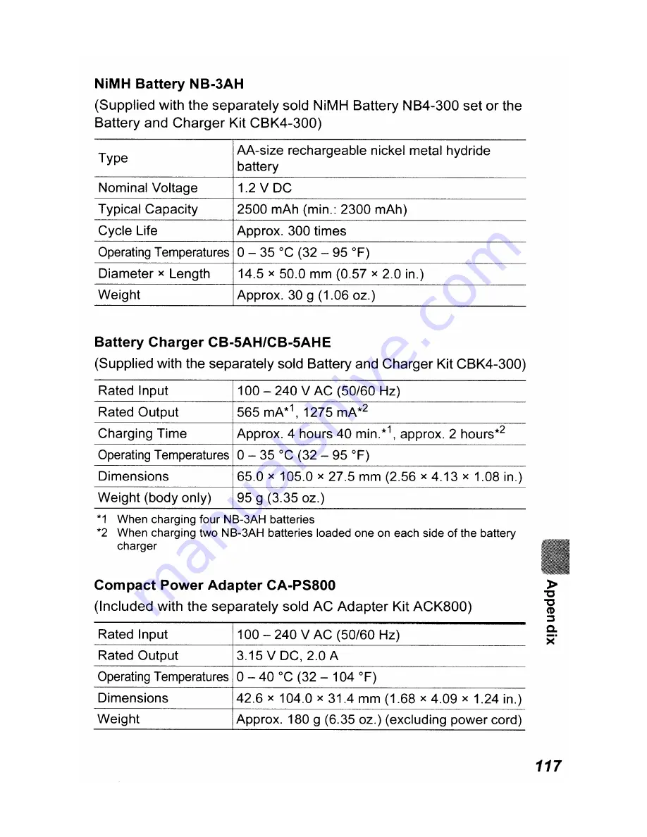 Canon PowerShot A560 User Manual Download Page 155