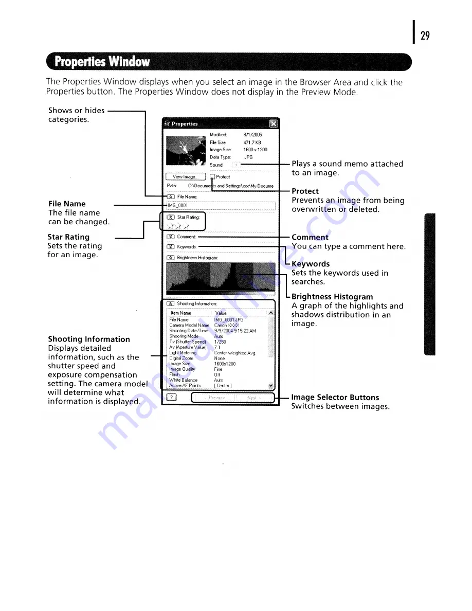 Canon PowerShot A560 User Manual Download Page 199