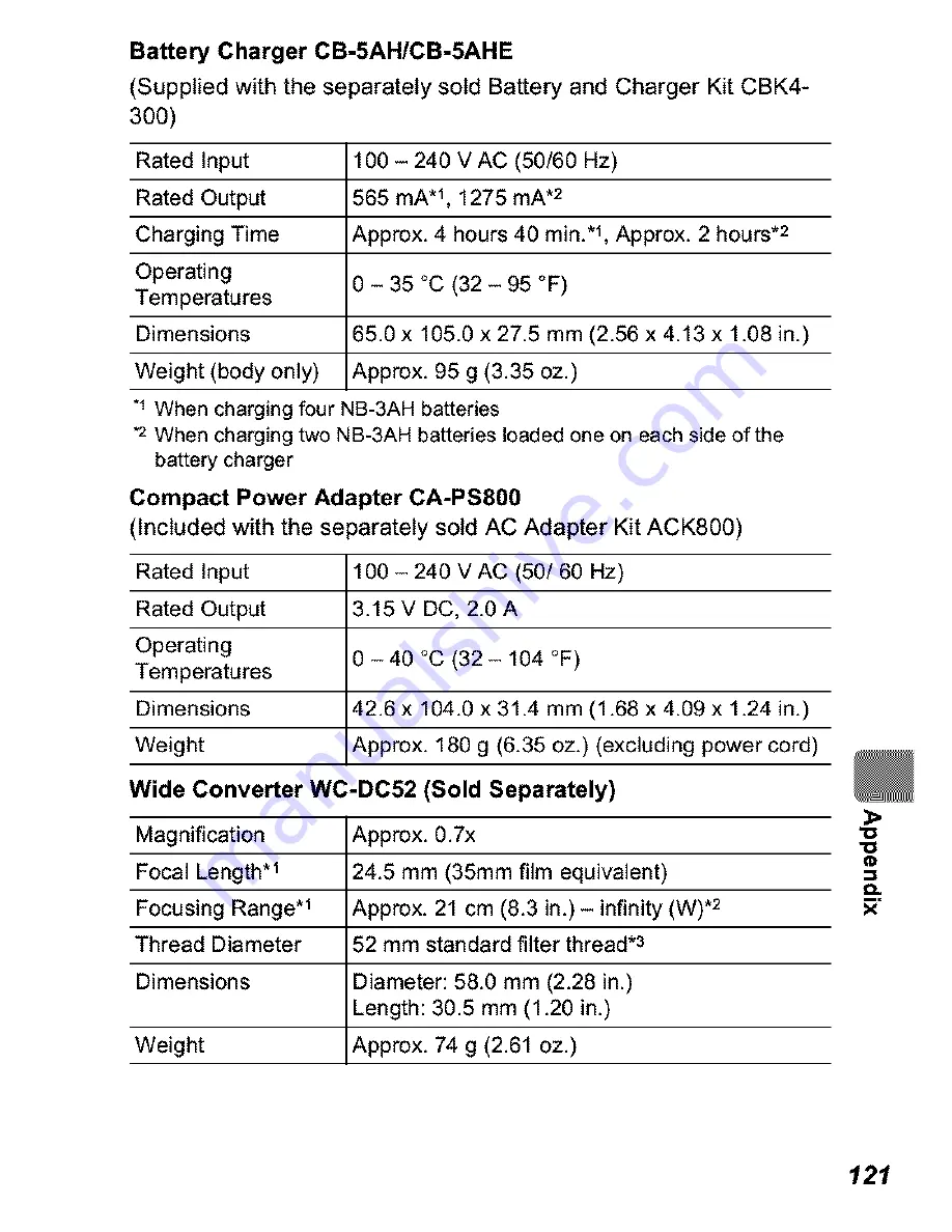 Canon Powershot A570 IS Скачать руководство пользователя страница 123