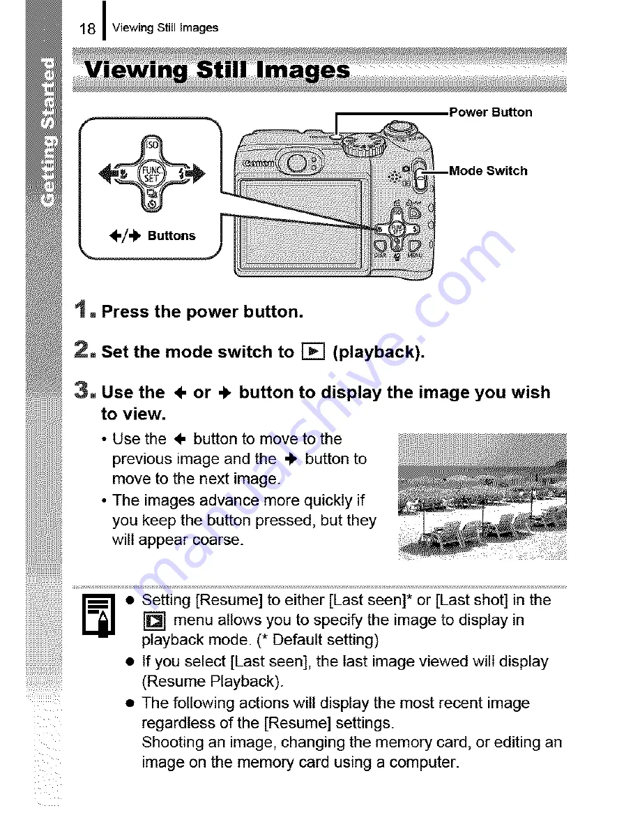 Canon PowerShot A580 User Manual Download Page 20