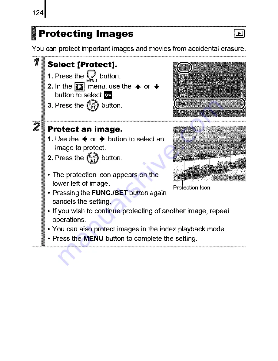 Canon PowerShot A580 User Manual Download Page 126