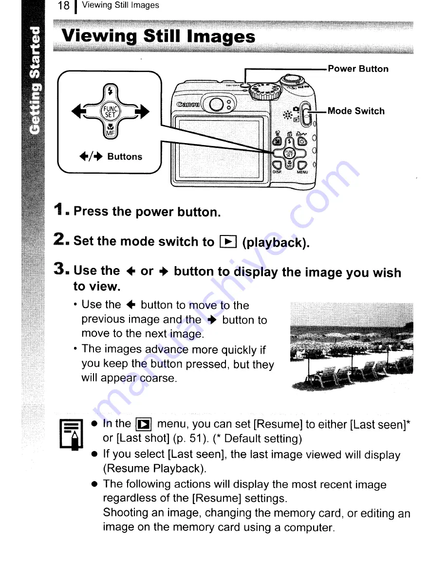 Canon PowerShot A590 IS Скачать руководство пользователя страница 20