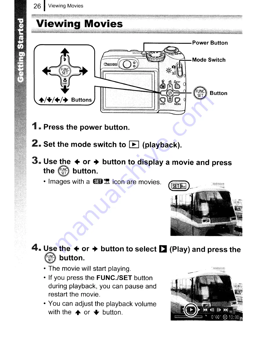 Canon PowerShot A590 IS Скачать руководство пользователя страница 28