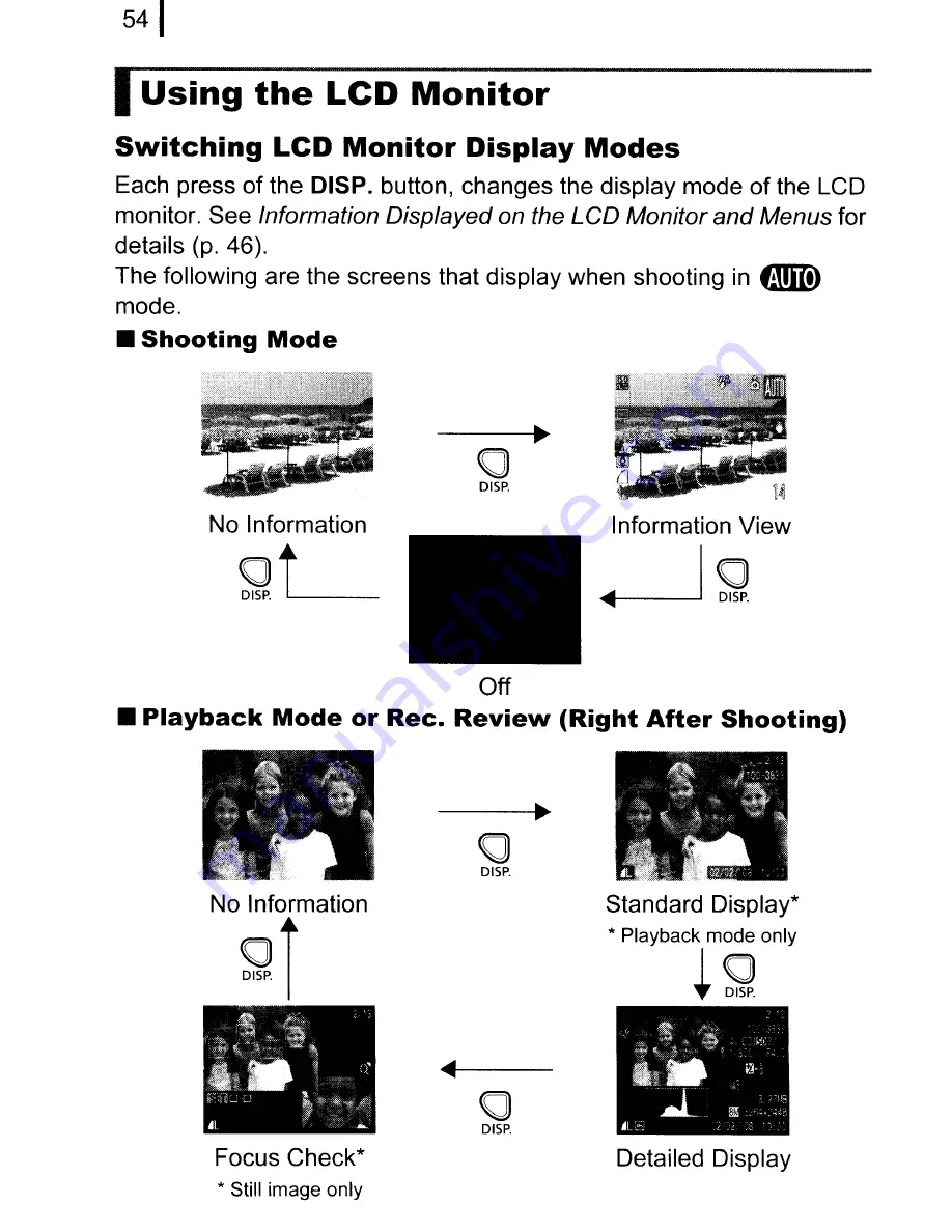 Canon PowerShot A590 IS Скачать руководство пользователя страница 56