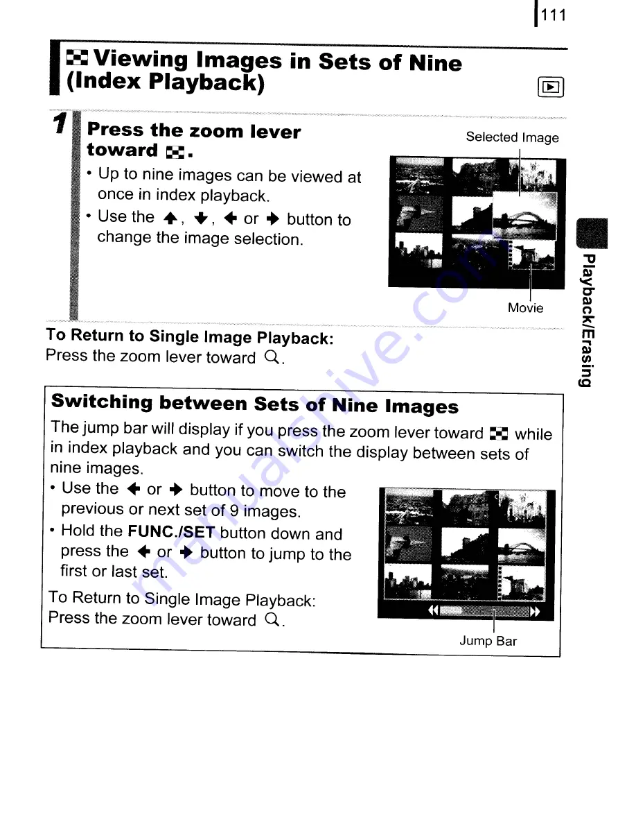 Canon PowerShot A590 IS User Manual Download Page 113