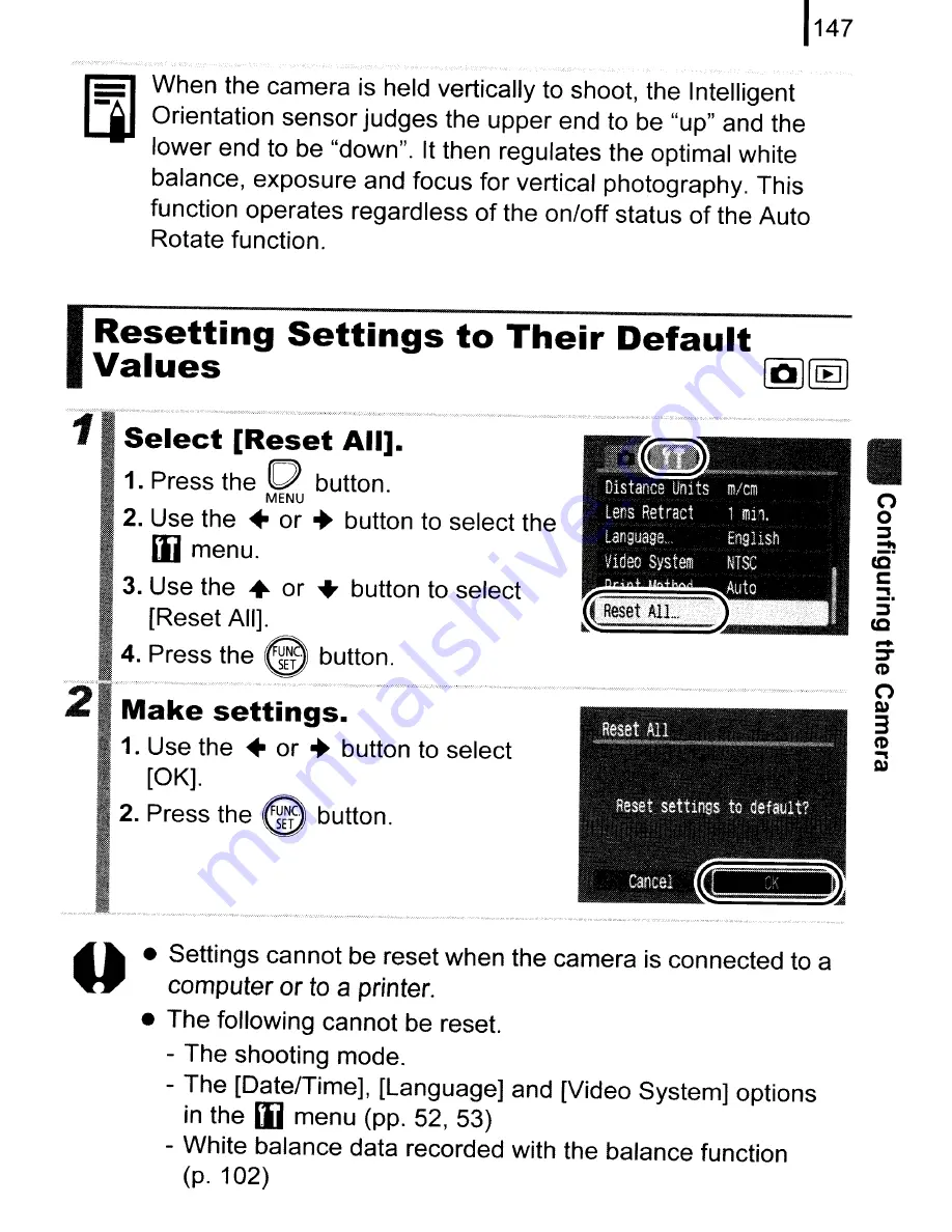 Canon PowerShot A590 IS User Manual Download Page 149