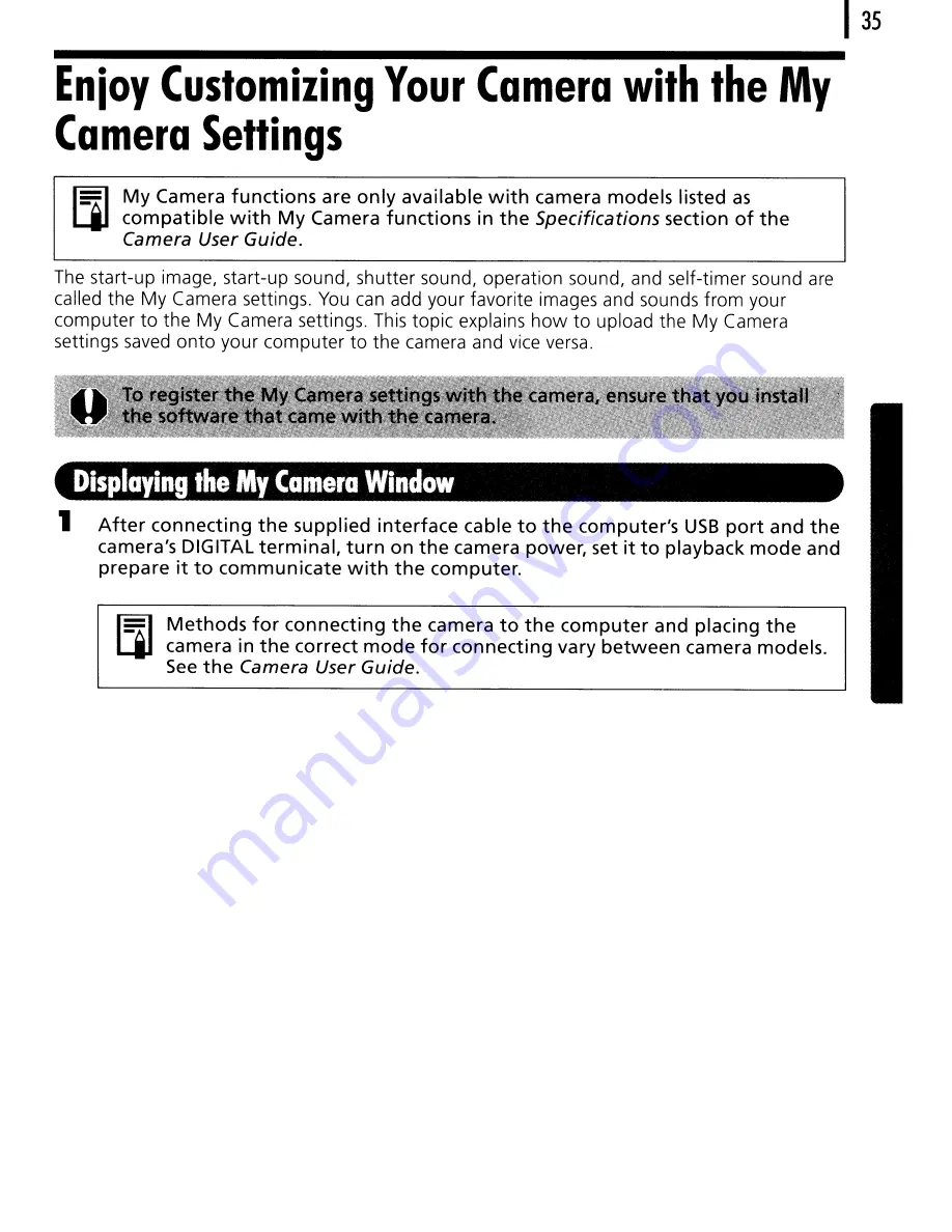 Canon PowerShot A590 IS User Manual Download Page 249