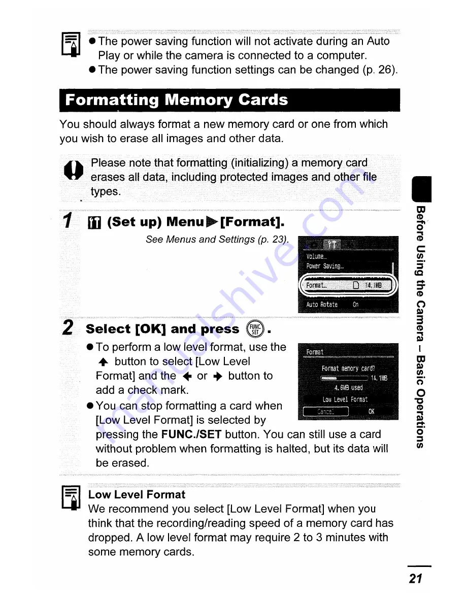 Canon POWERSHOT A610 User Manual Download Page 50