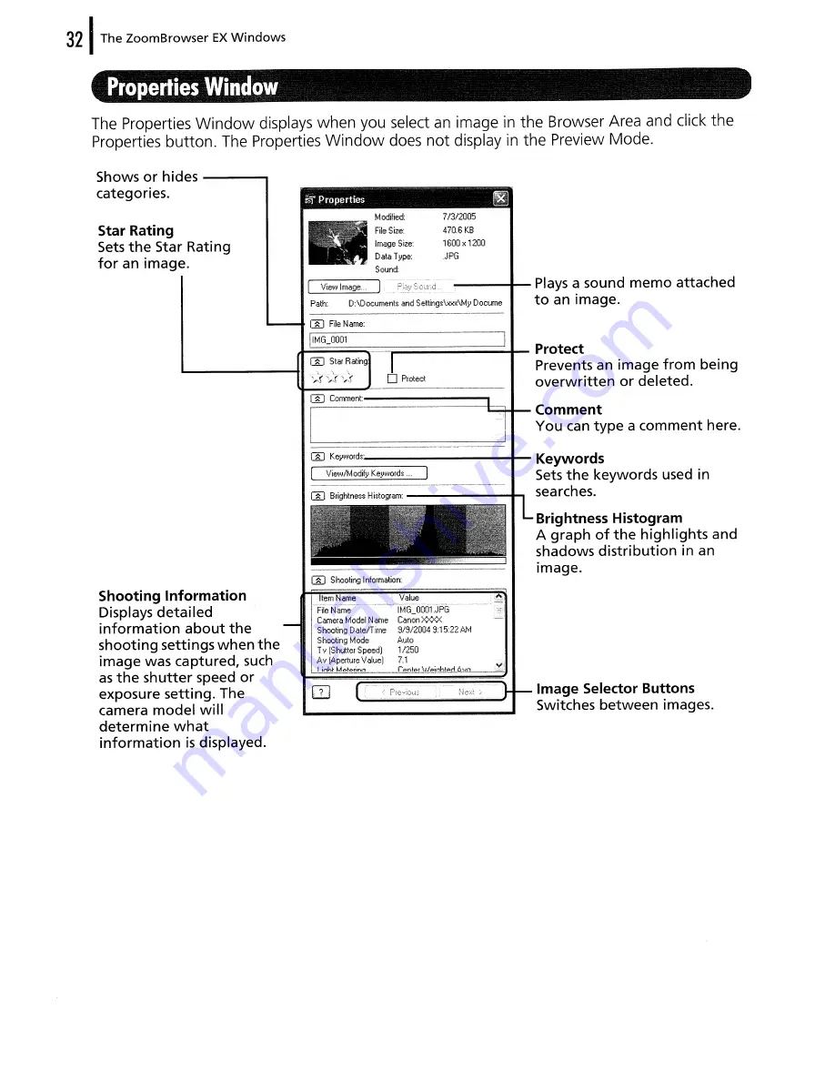 Canon POWERSHOT A610 User Manual Download Page 203