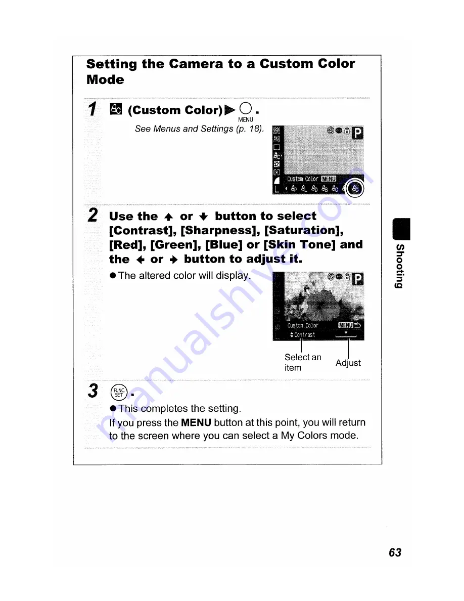 Canon POWERSHOT A630 User Manual Download Page 101