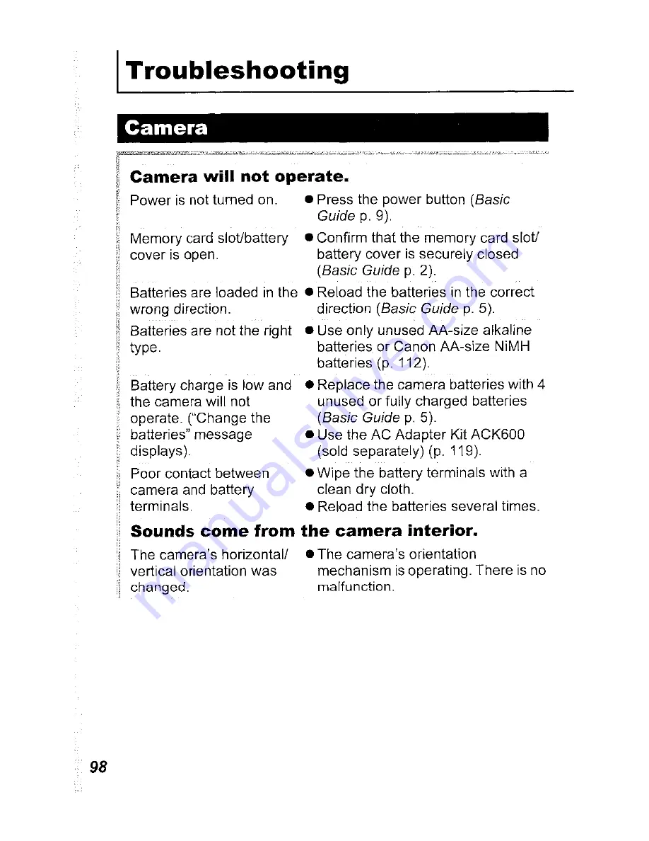 Canon POWERSHOT A630 User Manual Download Page 136