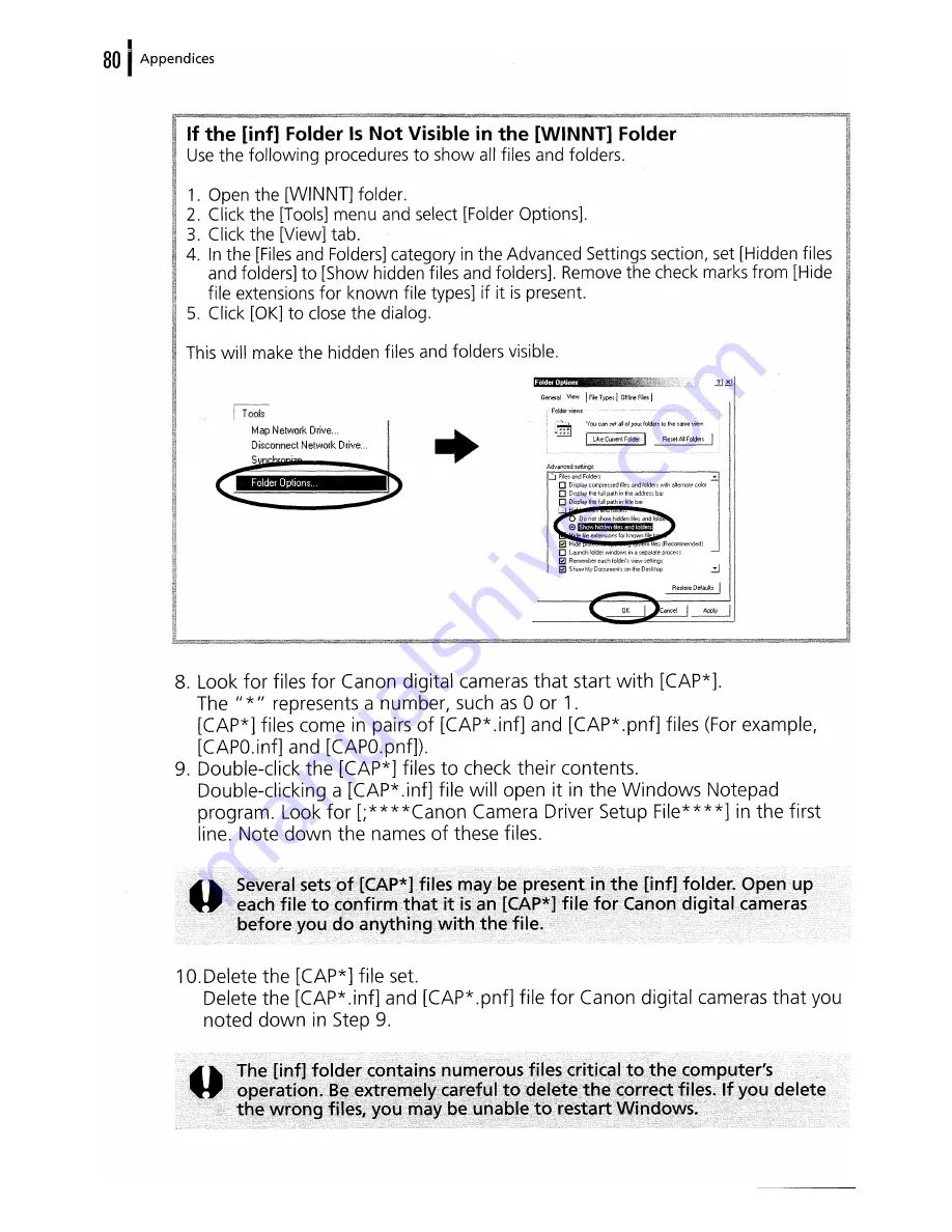 Canon POWERSHOT A630 User Manual Download Page 266