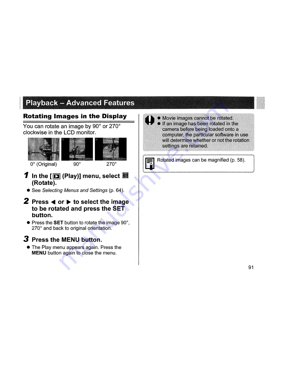 Canon POWERSHOT A75 Quick Start Manual Download Page 99