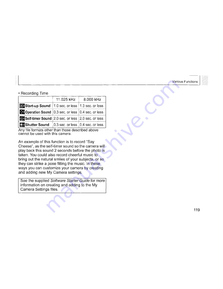 Canon POWERSHOT A75 Quick Start Manual Download Page 127