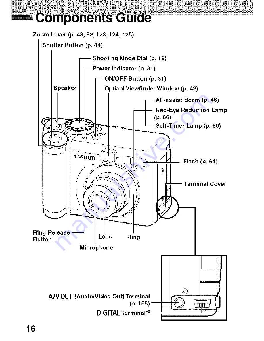 Canon POWERSHOT A80 - Digital Camera - 4.0 Megapixel User Manual Download Page 20