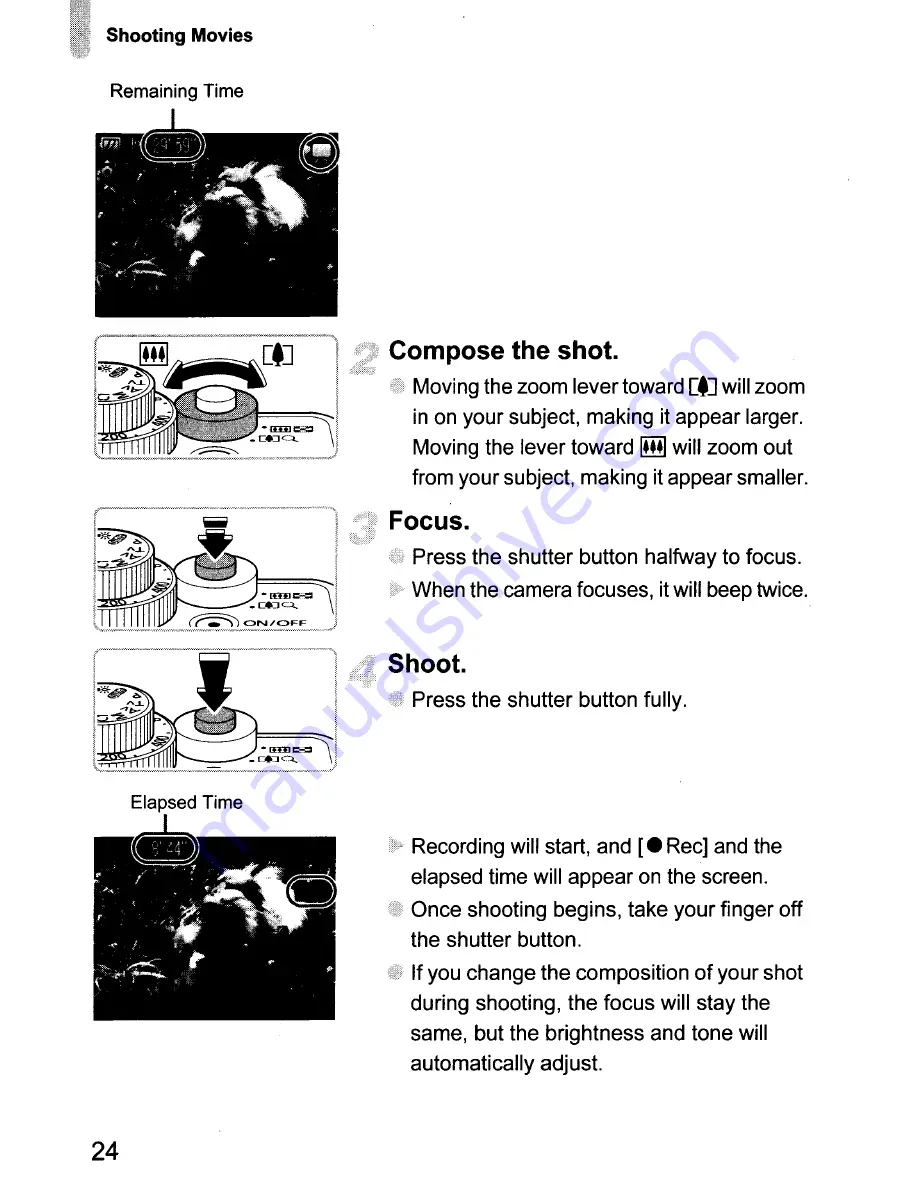 Canon PowerShot G12 Getting Started Download Page 24