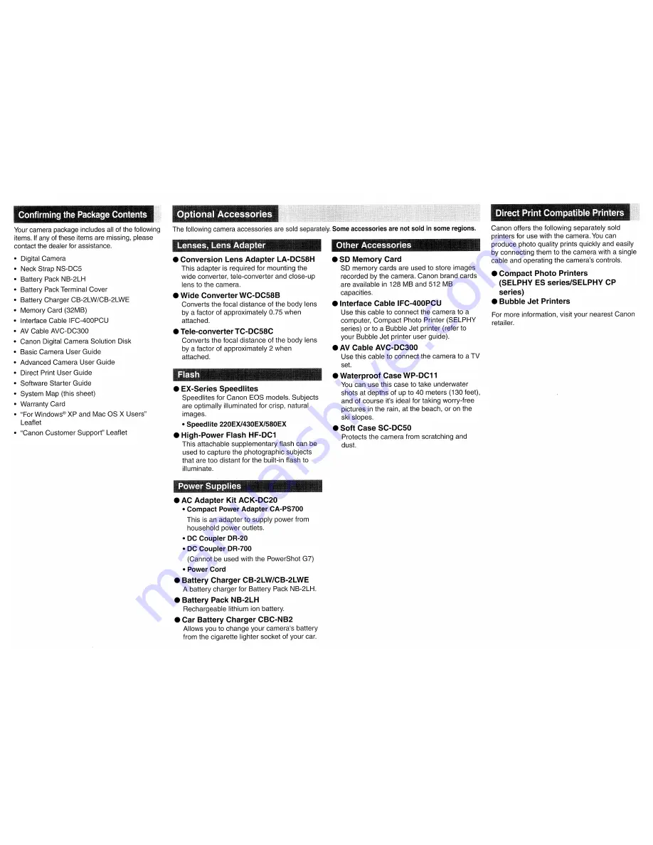 Canon PowerShot G7 User Manual Download Page 384