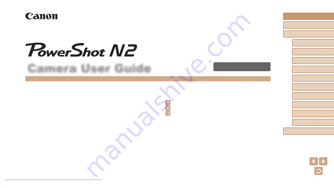 Canon PowerShot N2 Скачать руководство пользователя страница 1