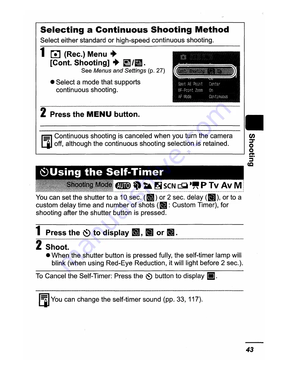 Canon PowerShot S3 IS Digital Camera User Manual Download Page 73