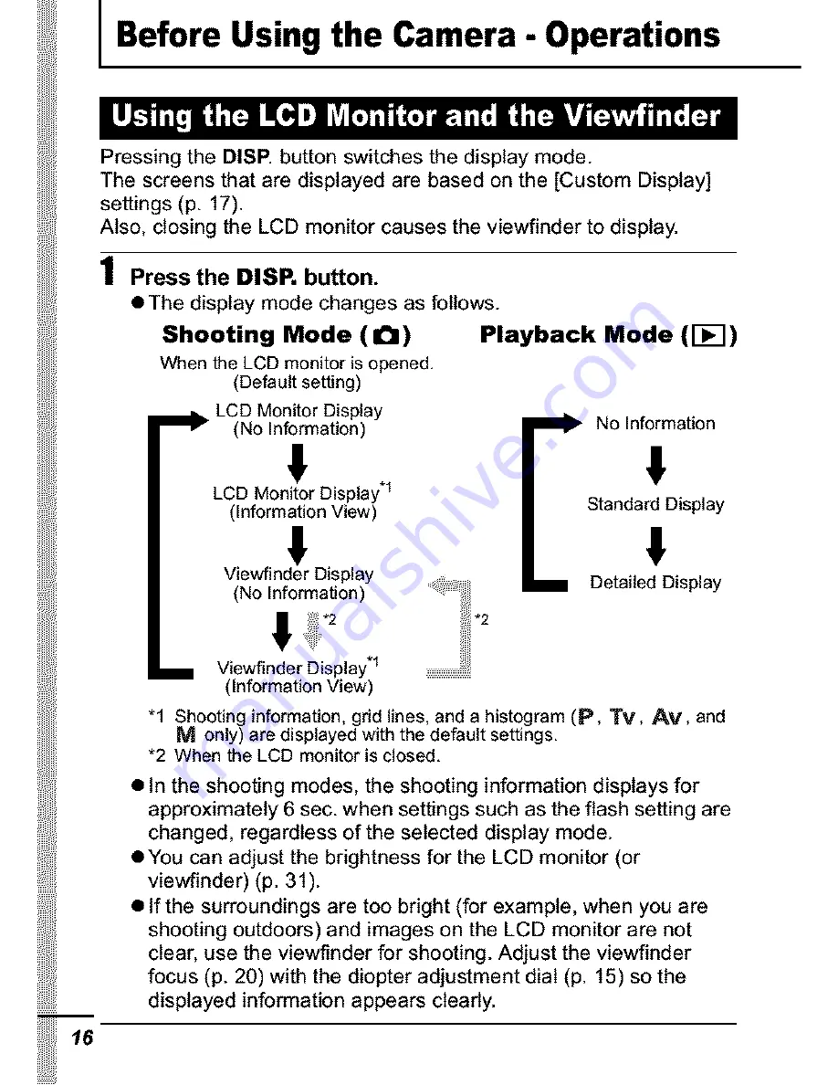 Canon PowerShot S31S User Manual Download Page 18