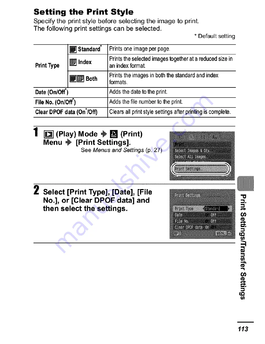 Canon PowerShot S31S User Manual Download Page 115