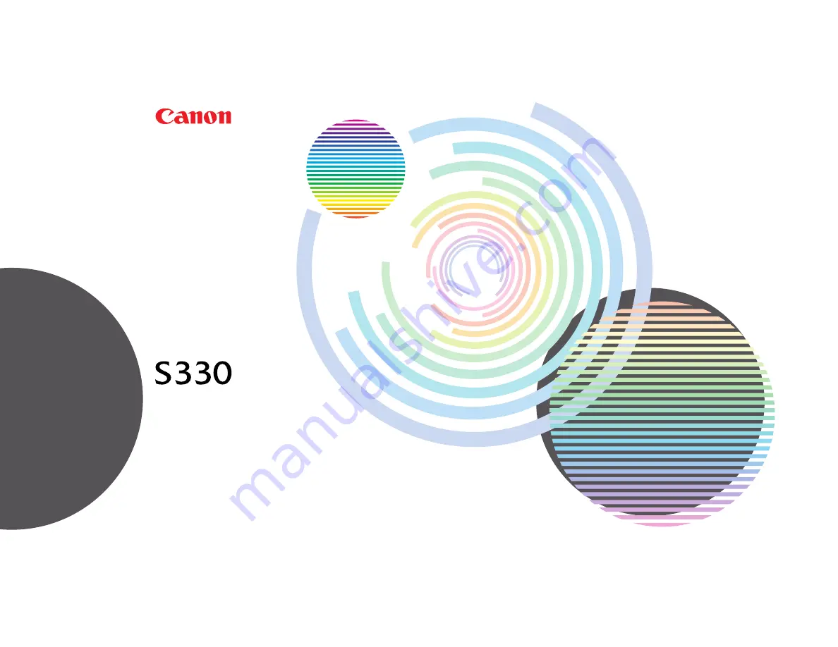 Canon PowerShot S330 Digital ELPH Скачать руководство пользователя страница 1