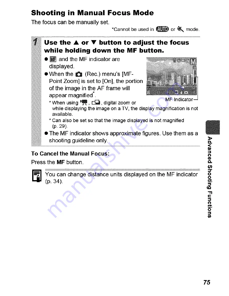 Canon POWERSHOT S5IS User Manual Download Page 77