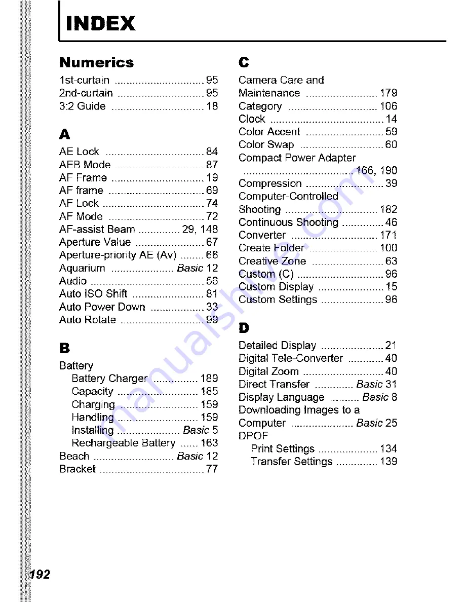 Canon POWERSHOT S5IS User Manual Download Page 194