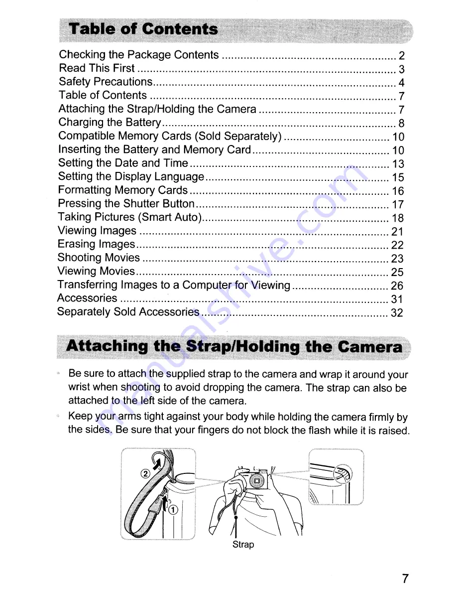 Canon PowerShot S95 Getting Started Download Page 7