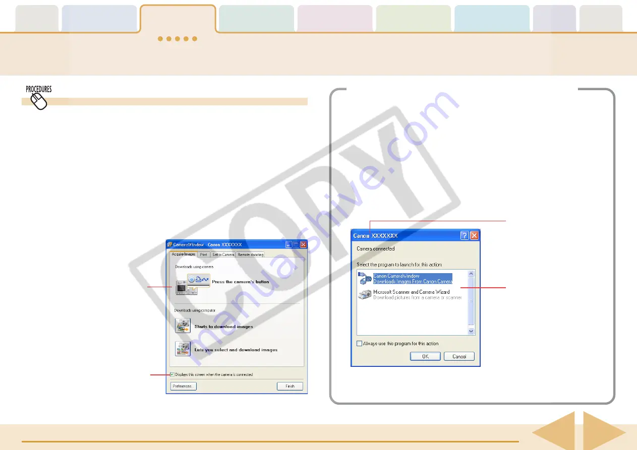 Canon PowerShot SD430 DIGITAL ELPH WIRELESS Software User'S Manual Download Page 13