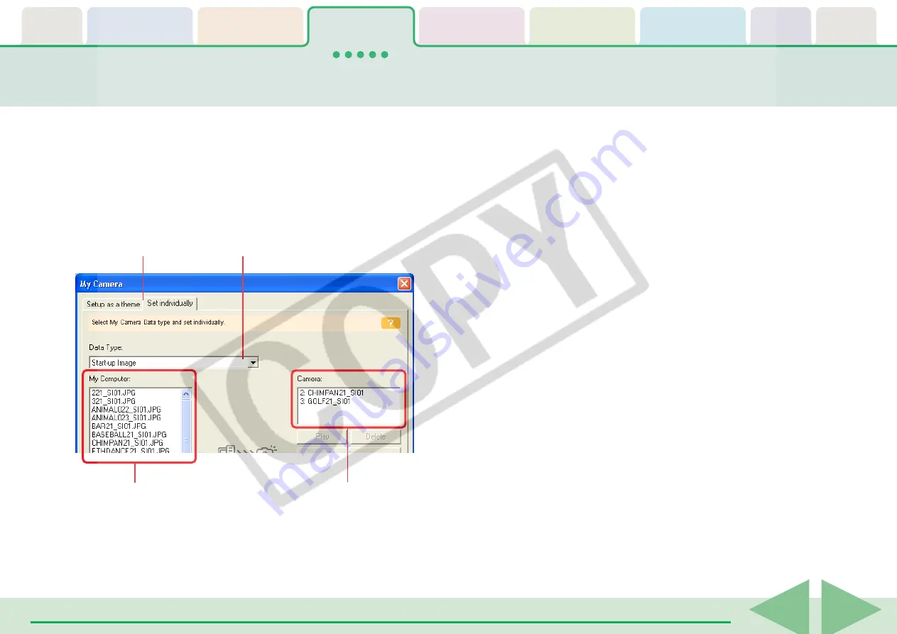 Canon PowerShot SD430 DIGITAL ELPH WIRELESS Software User'S Manual Download Page 40