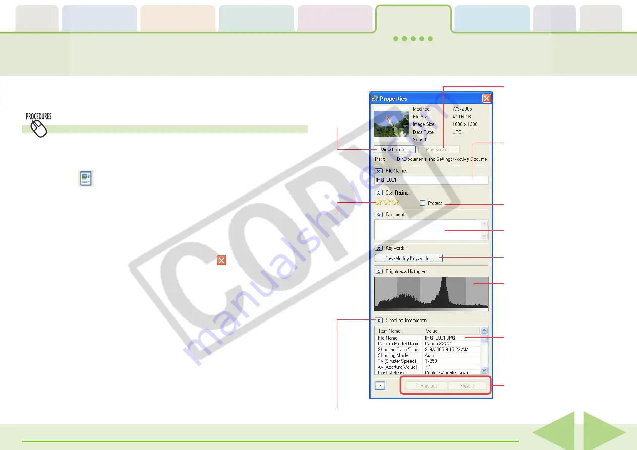 Canon PowerShot SD430 DIGITAL ELPH WIRELESS Software User'S Manual Download Page 90