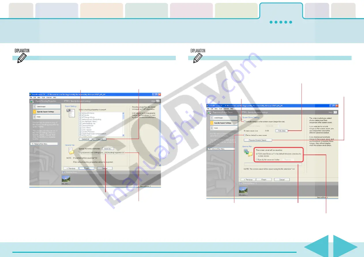 Canon PowerShot SD430 DIGITAL ELPH WIRELESS Software User'S Manual Download Page 110