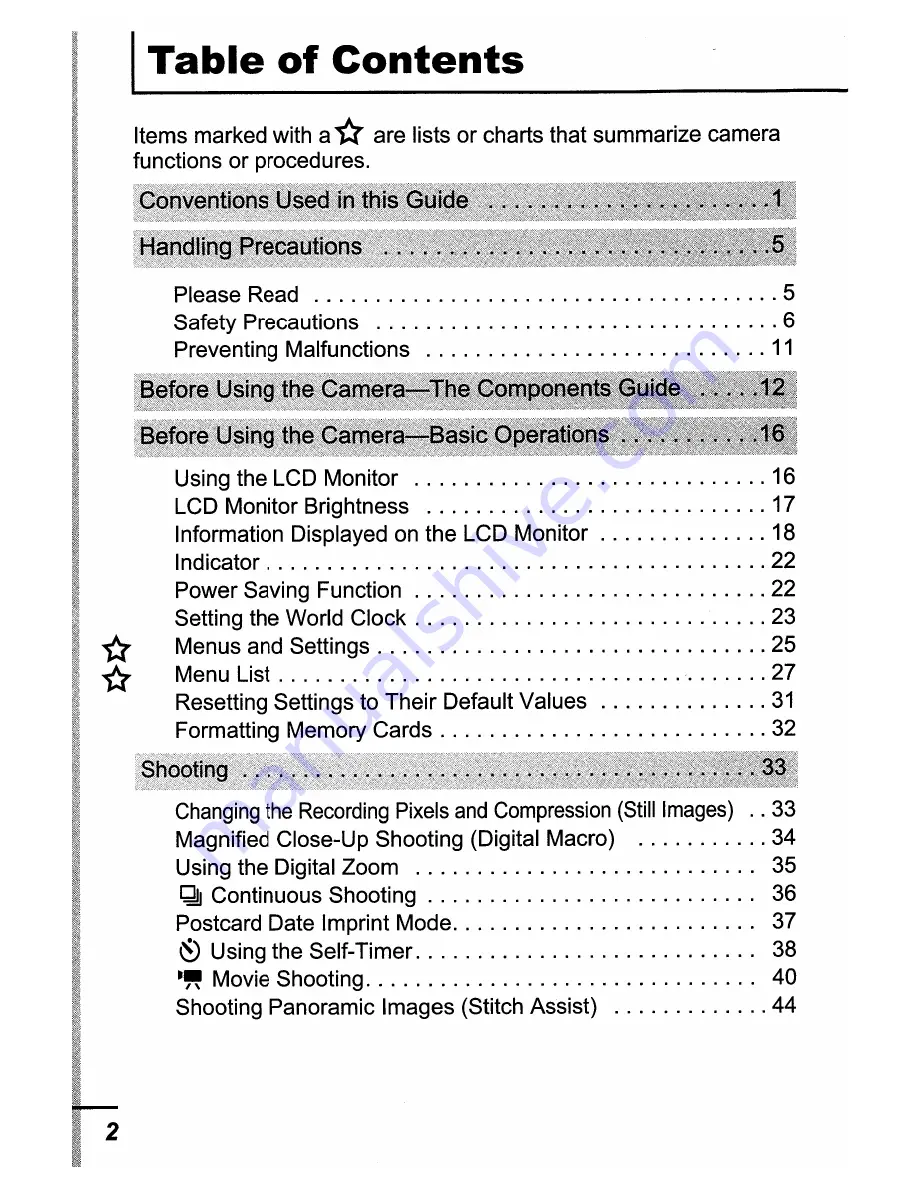 Canon PowerShot SD630 Digital ELPH Camera Basic User'S Manual Download Page 32