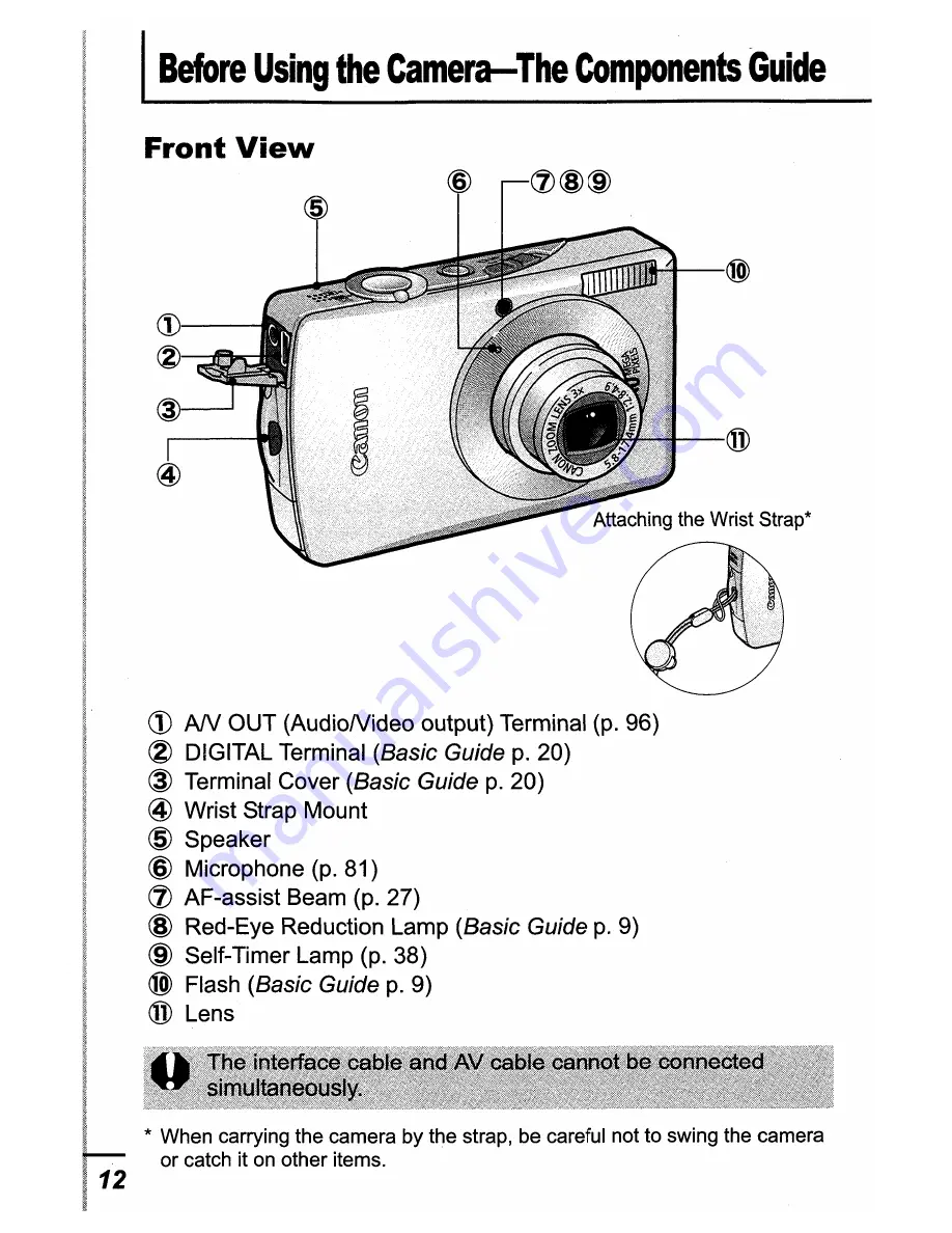 Canon PowerShot SD630 Digital ELPH Camera Basic User'S Manual Download Page 42