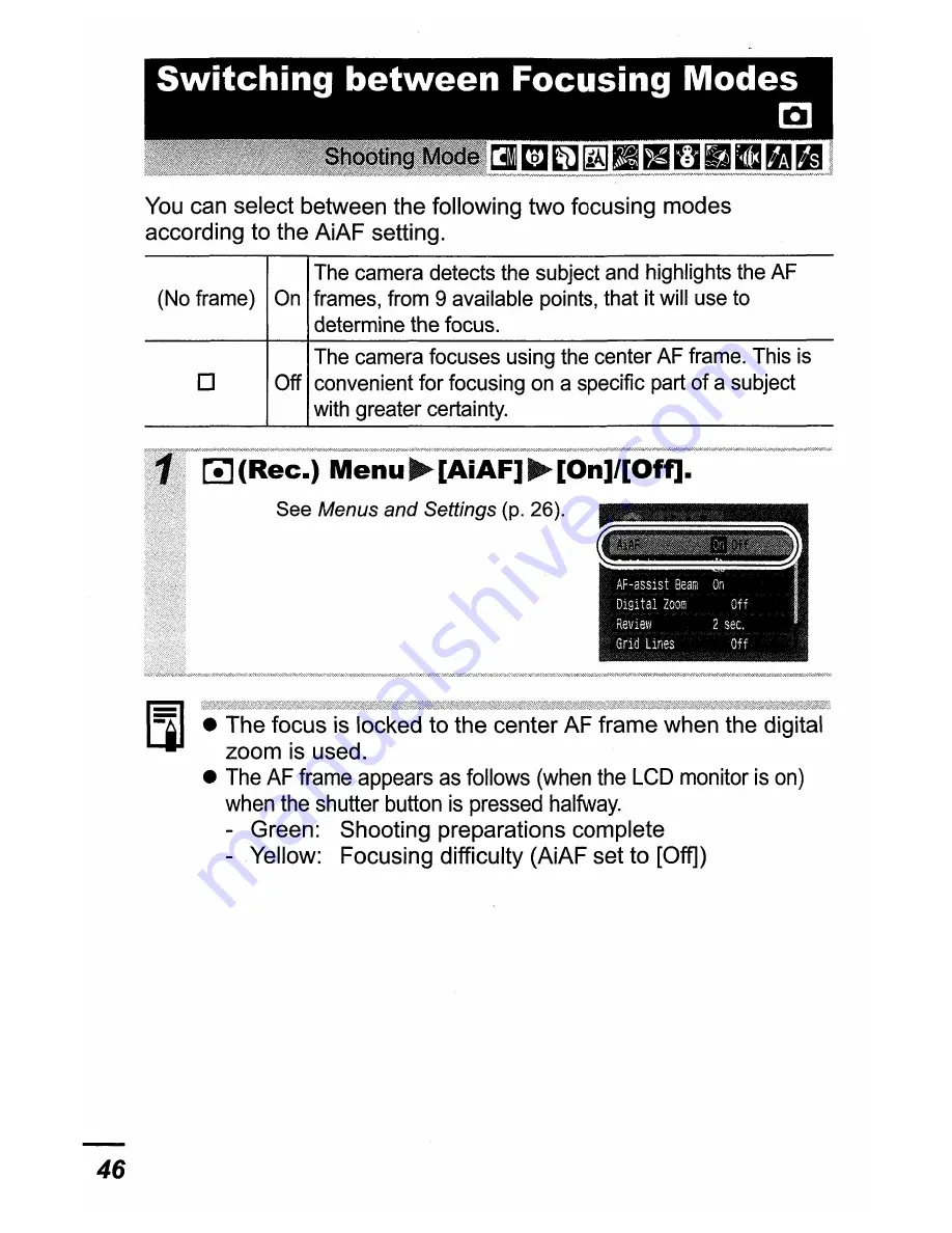 Canon PowerShot SD630 Digital ELPH Camera Basic User'S Manual Download Page 76