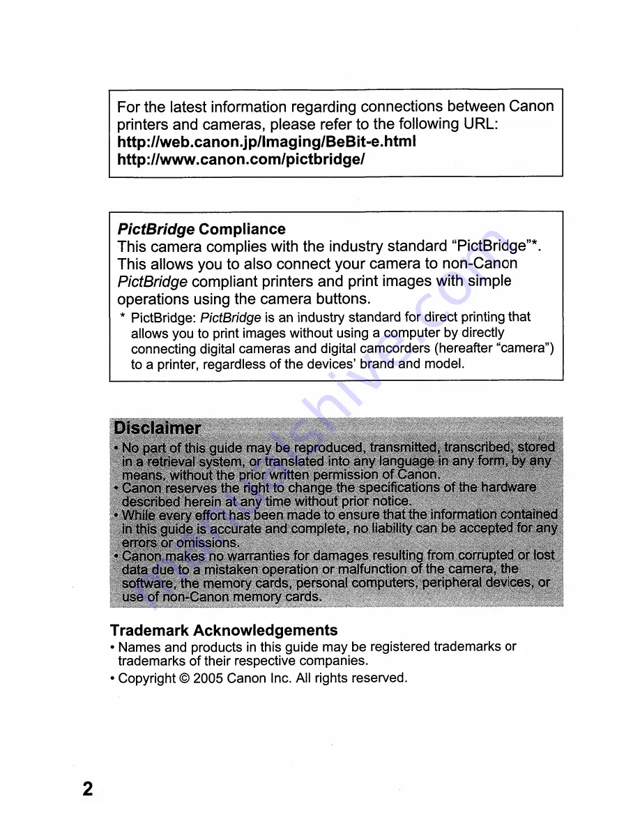 Canon PowerShot SD630 Digital ELPH Camera Basic User'S Manual Download Page 268