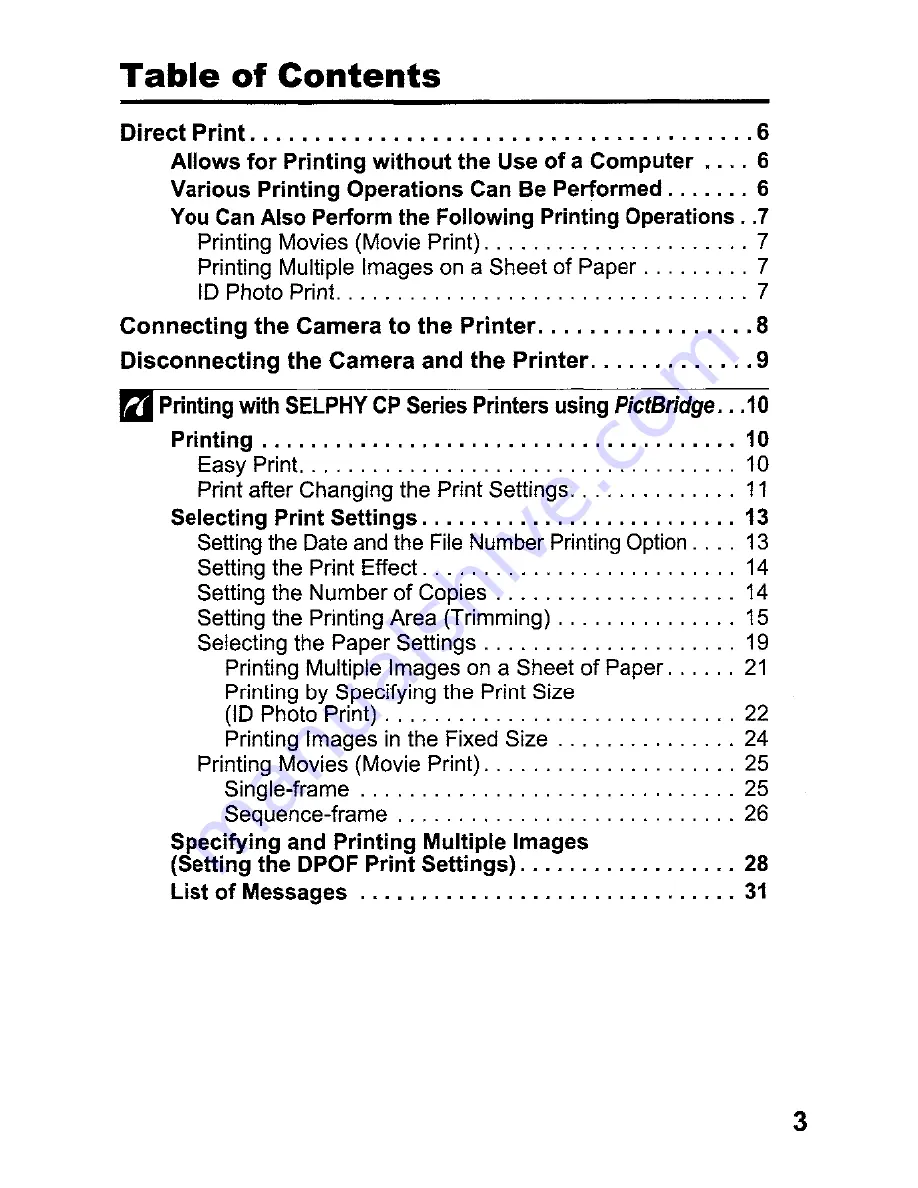 Canon PowerShot SD630 Digital ELPH Camera Basic User'S Manual Download Page 269