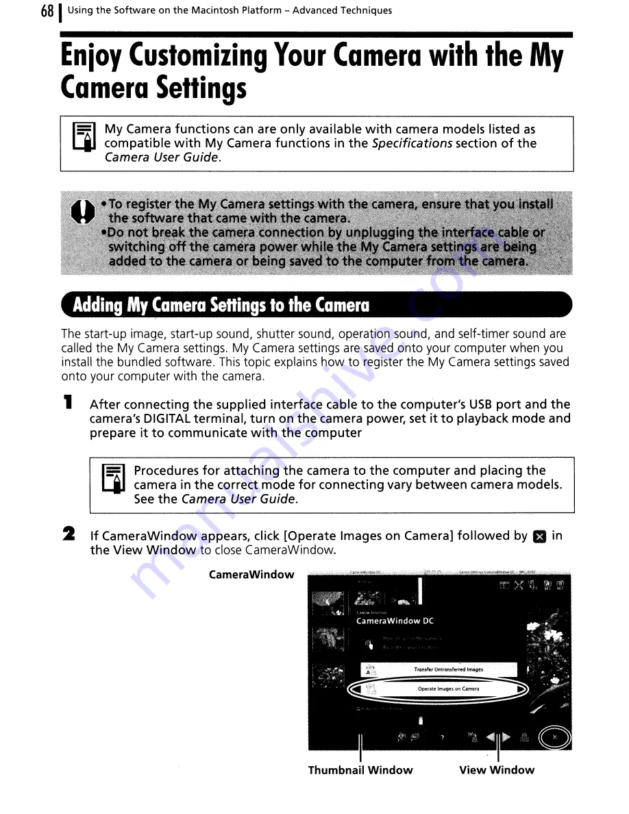 Canon PowerShot SD880 IS Digital ELPH User Manual Download Page 234