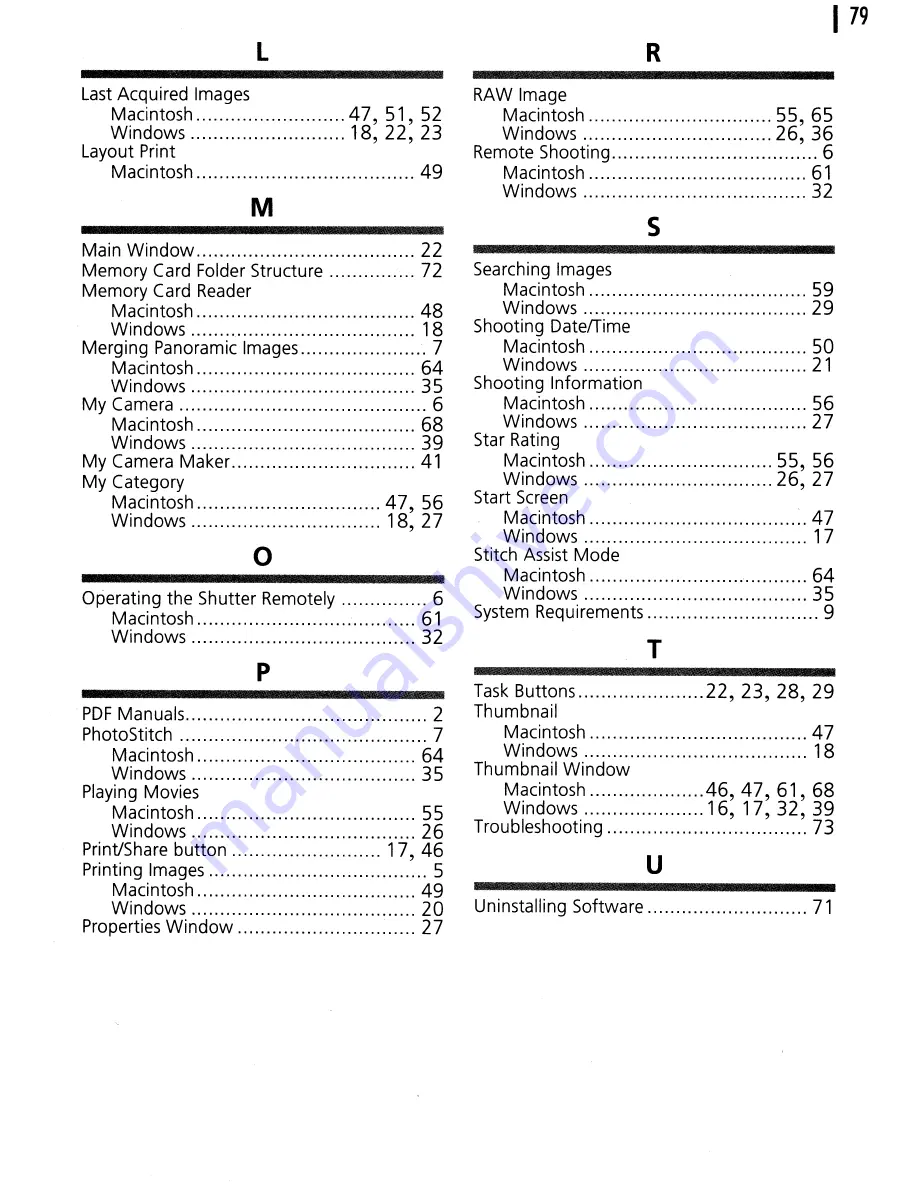 Canon PowerShot SD880 IS Digital ELPH User Manual Download Page 245