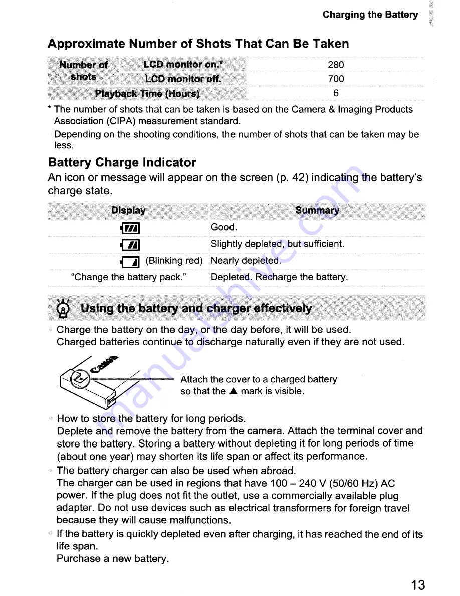 Canon PowerShot SD990 IS Digital ELPH Скачать руководство пользователя страница 13