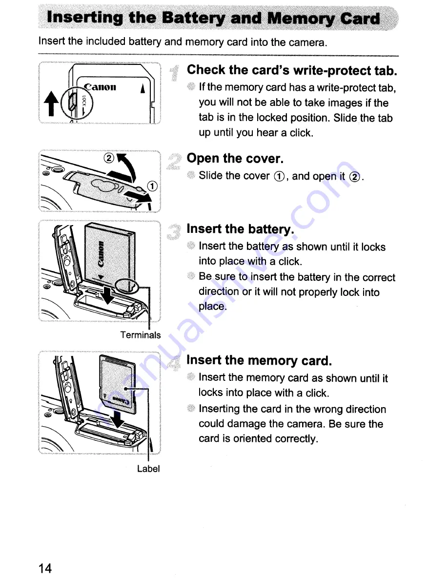 Canon PowerShot SD990 IS Digital ELPH User Manual Download Page 14