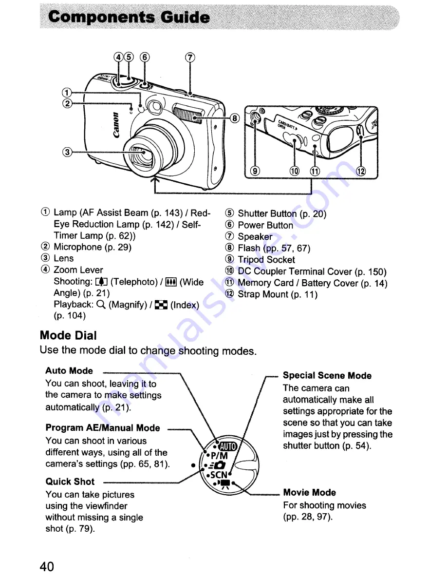 Canon PowerShot SD990 IS Digital ELPH Скачать руководство пользователя страница 40