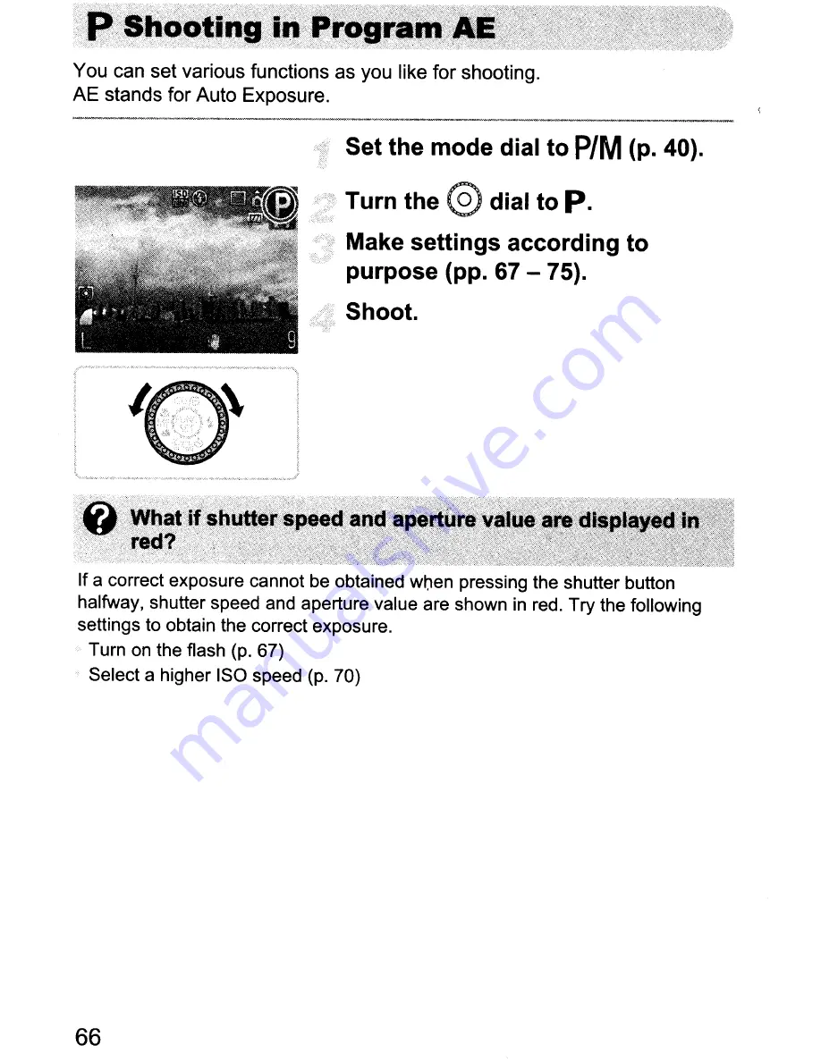 Canon PowerShot SD990 IS Digital ELPH Скачать руководство пользователя страница 66