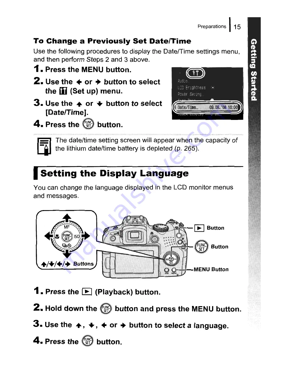 Canon PowerShot SX10 IS User Manual Download Page 17