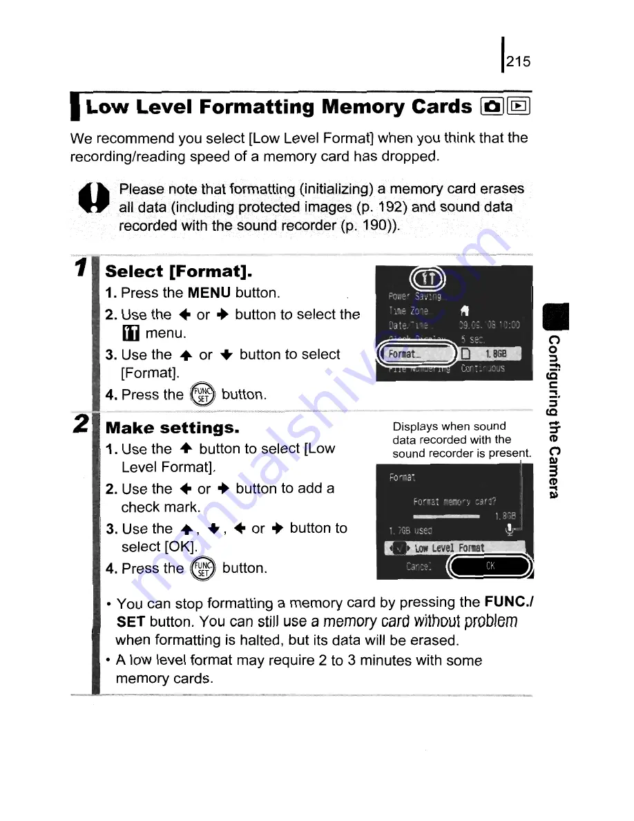 Canon PowerShot SX10 IS User Manual Download Page 217